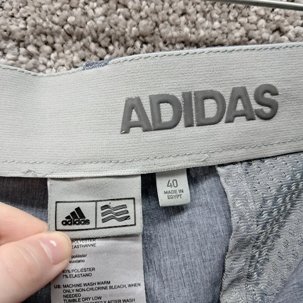 Adidas Mens Ultimate365 Golf Shorts‎ Heather Grey Size 40 Stretch Performance